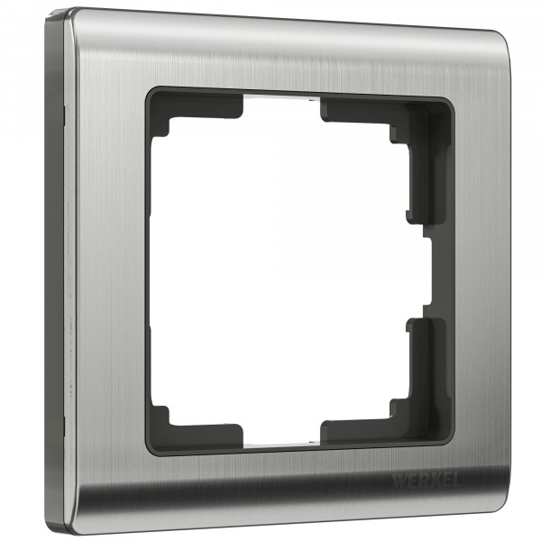 Рамка на 1 пост Werkel WL02-Frame-01 Metallic (глянцевый никель) - купить в Уфе