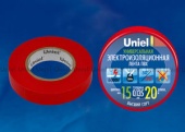 Изолента Uniel UIT-135P 20/15/01 RED - купить в Уфе