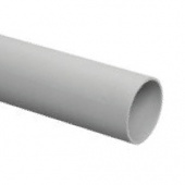 TRUB-25-PVC Труба гладкая ЭРА жесткая (серый) ПВХ d 25мм (3м) - купить в Уфе