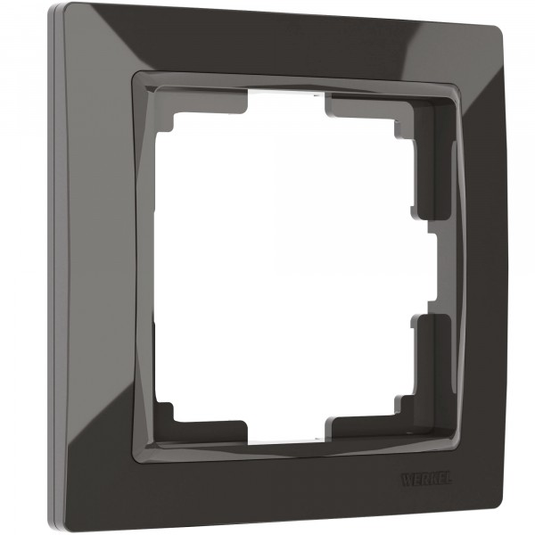 Рамка на 1 пост Werkel WL03-Frame-01 Snabb Basic (серо–коричневый) - купить в Уфе