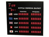Офисные табло валют 6 разрядов - купить в Уфе