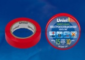 Изолента Uniel UIT-135P 10/15/01 RED - купить в Уфе
