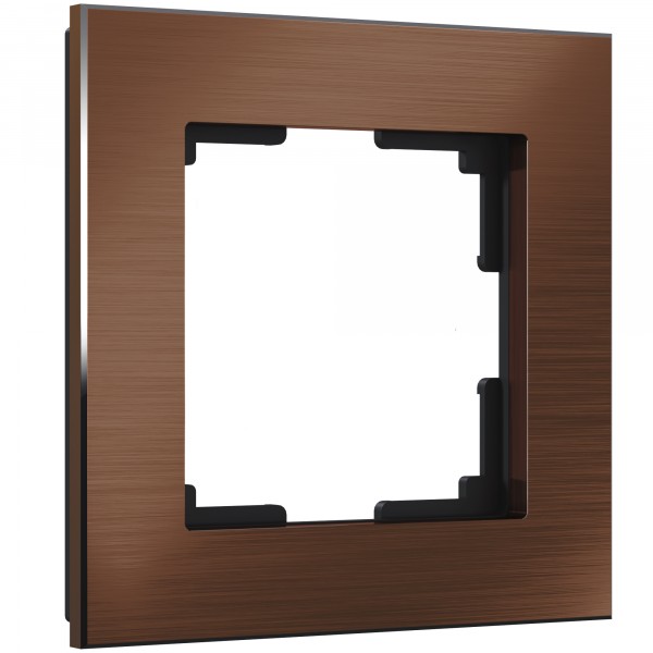 Рамка на 1 пост Werkel WL11-Frame-01 Aluminium (коричневый алюминий) - купить в Уфе